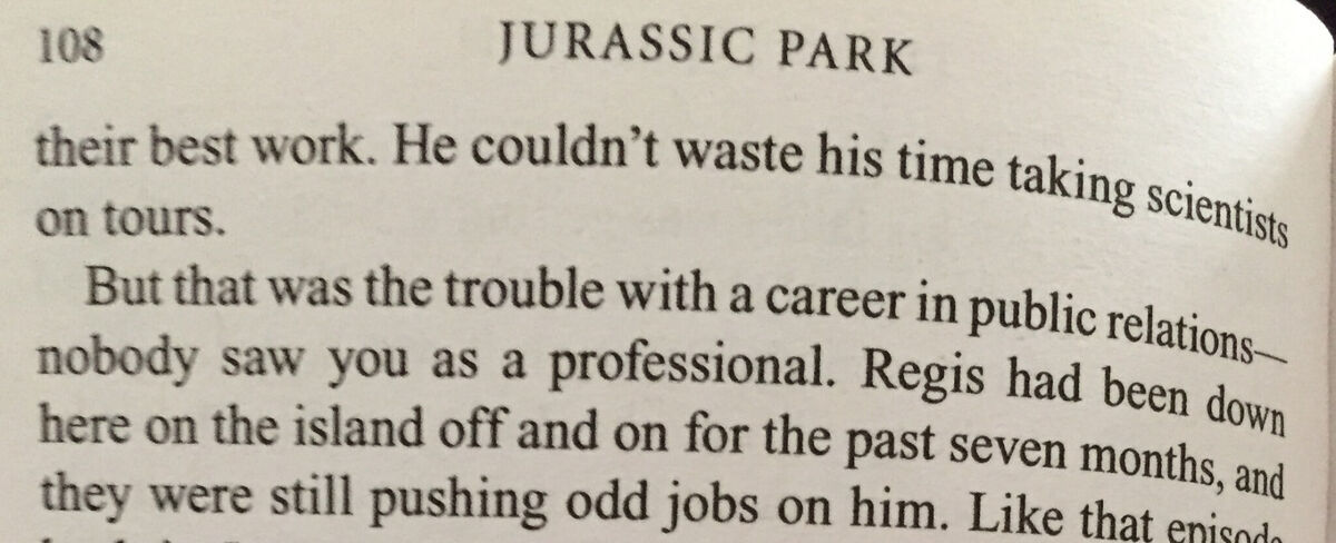 jurassic park quote Chricton