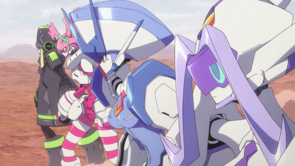 best mecha anime Darling in the FranXX 