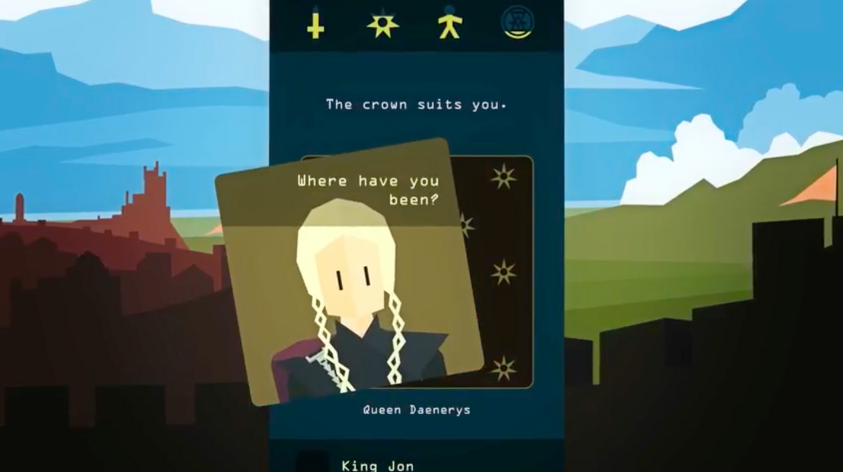 Daenerys Targaryen Card Reigns Game of Thrones