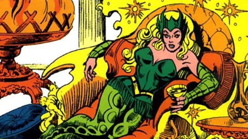 Амора марвел. Чаровница Марвел. Enchantress Marvel.