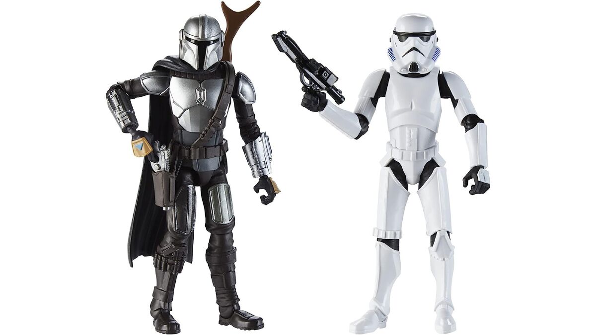 mando and stormtrooper figures