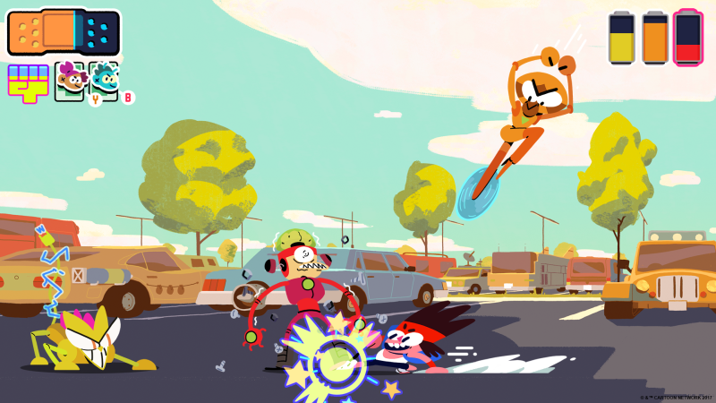 A screenshot of the upcoming O.K. K.O. Go! video game.