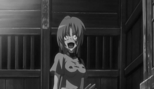 Higurashi when they cry Mion laughing