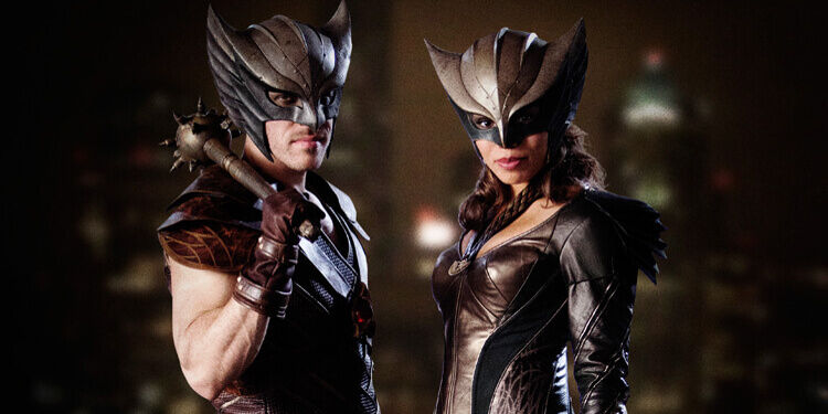 Hawkman &amp; Hawkgirl as they appear on Arrow. 