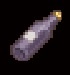 Black message in a bottle