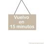 Vuelvo en 15^^