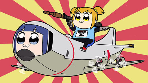 english dubbed anime winter 2018 Pop Team Epic