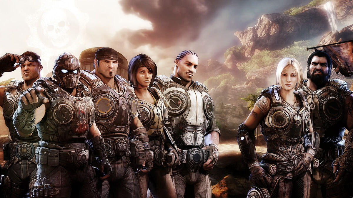 Gears of War characters have style