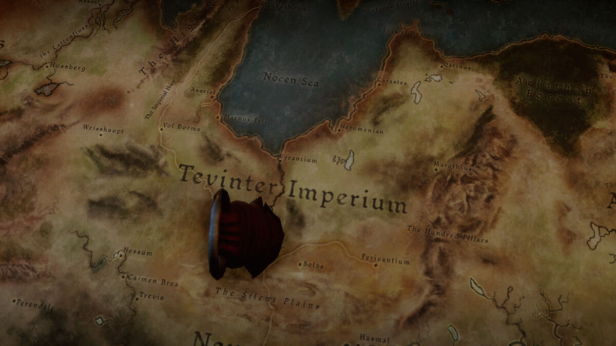 dragon age inquisition trespasser DLC tevinter map