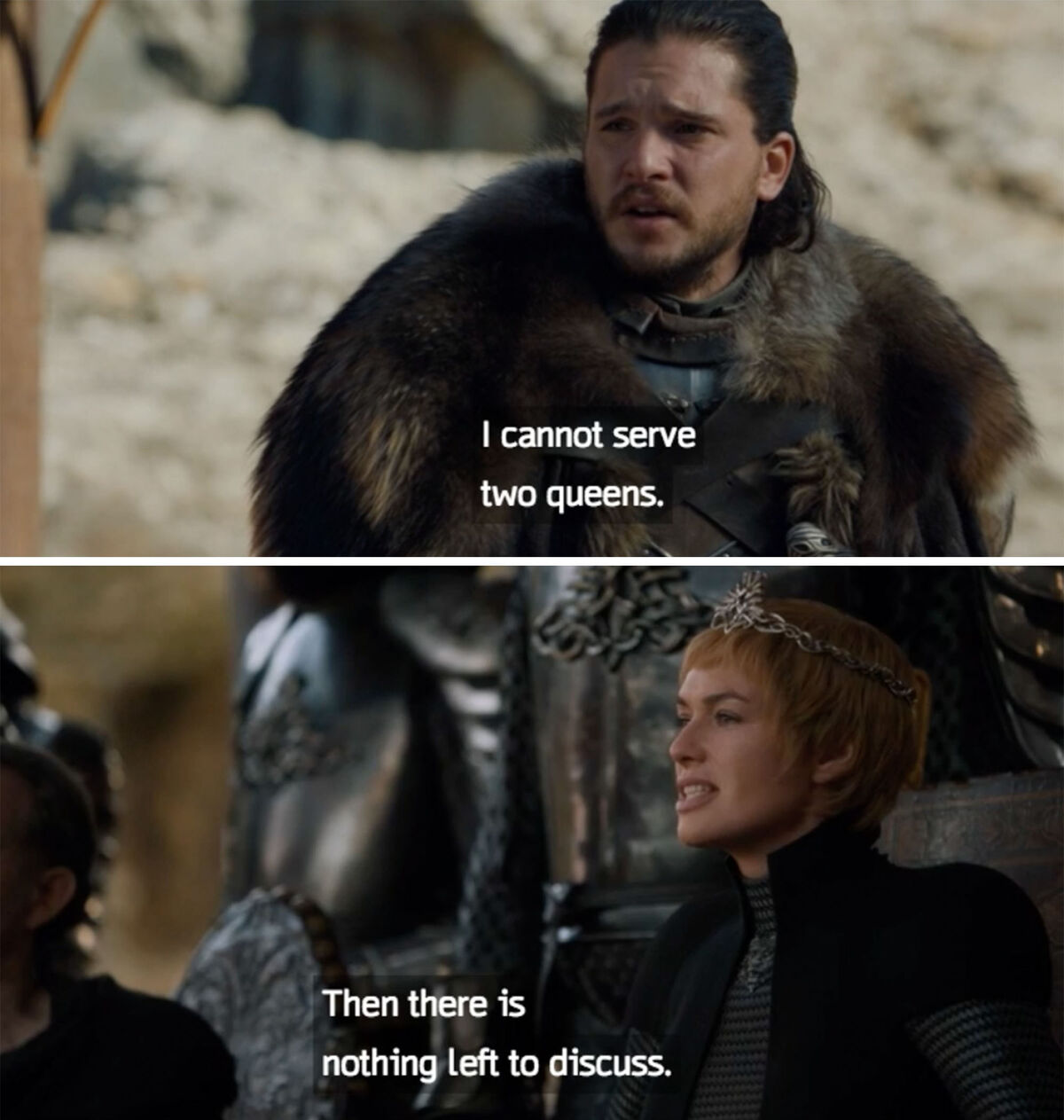 jon snow, cersei lannister, season 7 finale, game of thrones