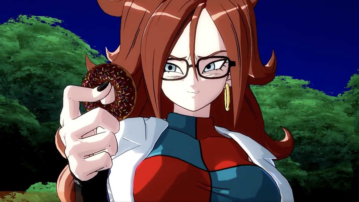 Android 21 scientist donut 