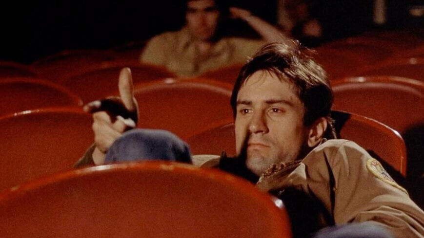Robert De Niro in the theater scene from Taxi Driver