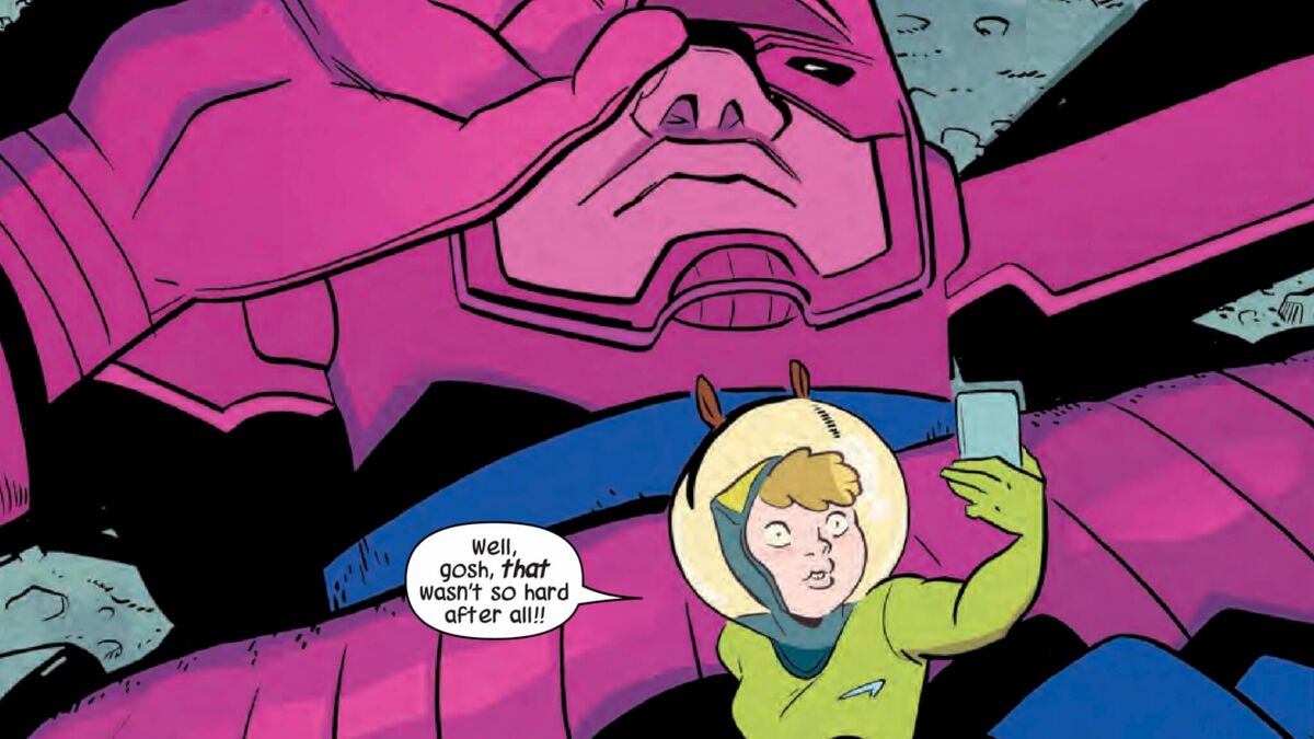 Squirrel Girl Selfie with Galactus