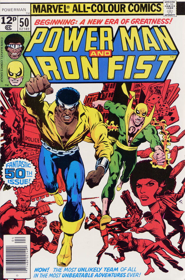 Power Man and Iron Fist comic book cover