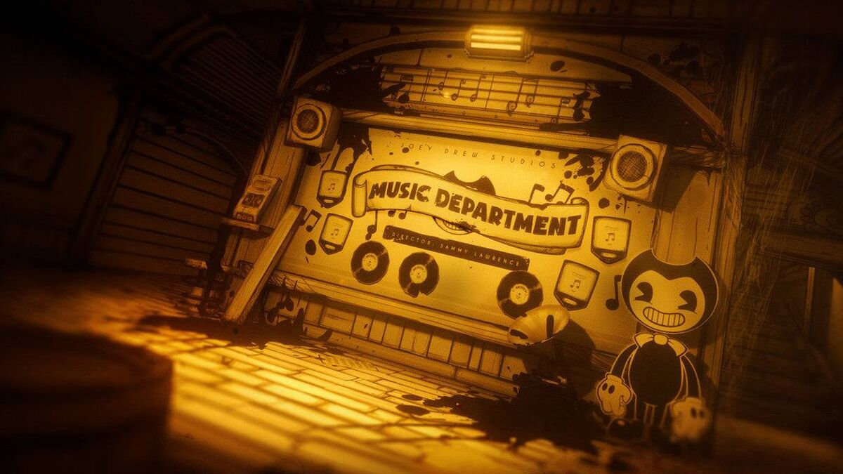 Bendy music department.