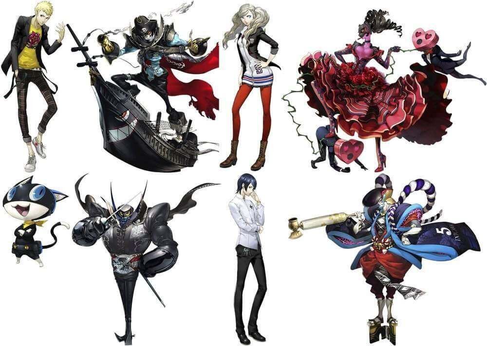 Persona 5 Characters and their Personas