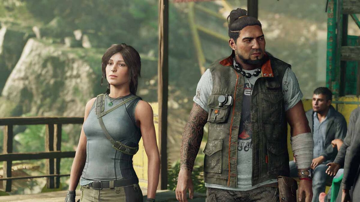 Lara Croft Jonah Maiava Shadow of the Tomb Raider