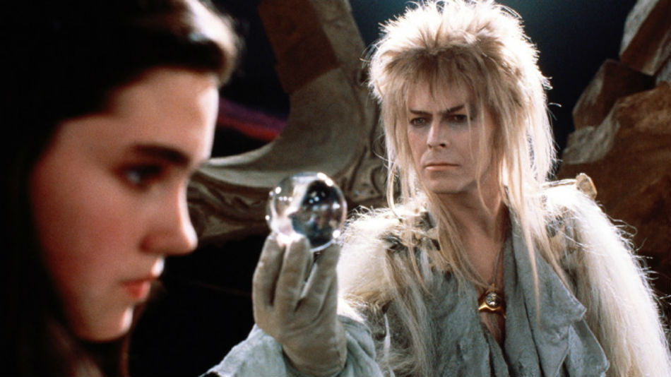 Jareth and Sarah in Labyrinth