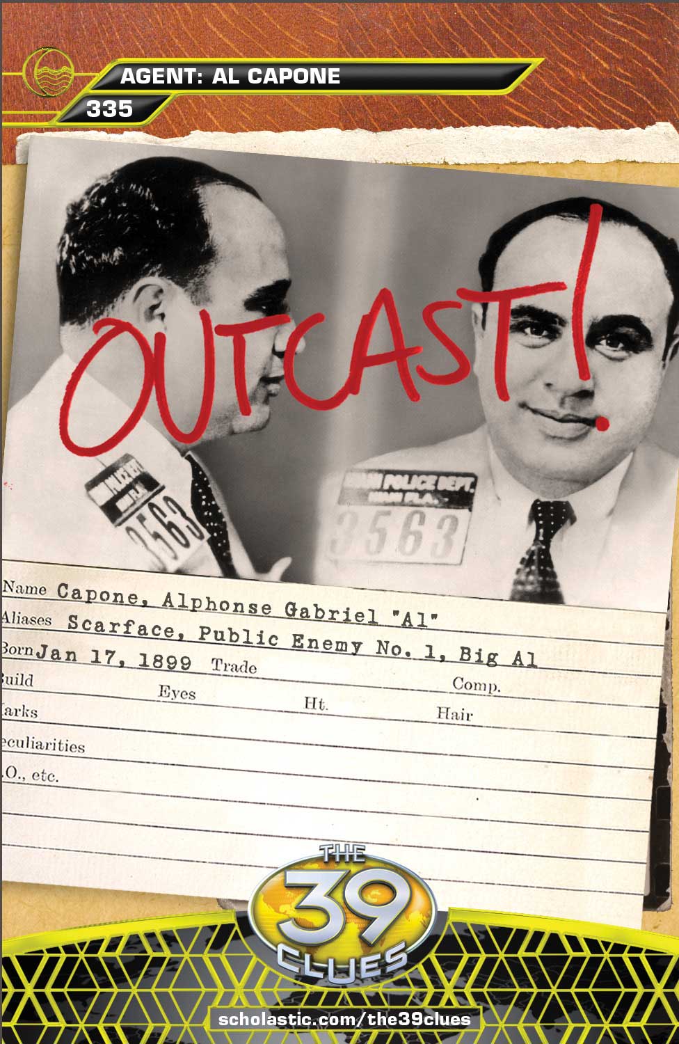 Card 335 Al Capone The 39 Clues Wiki Fandom