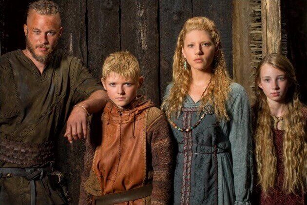 Vikings-season-1-Ragnar-Lagertha-Kids