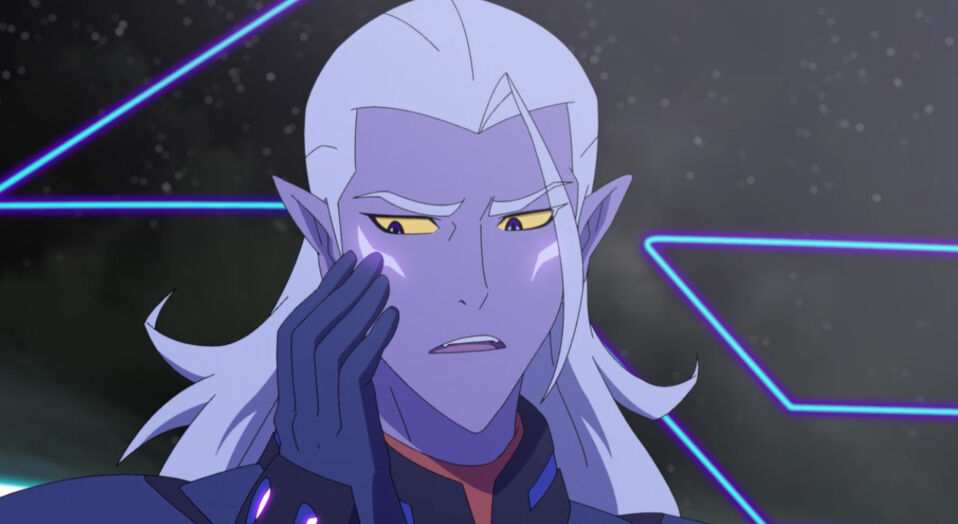 Lotor notices his Altean marks