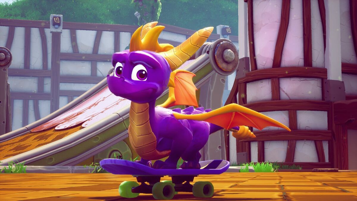 spyro the dragon reignited remastered trilogy playstation skateboard