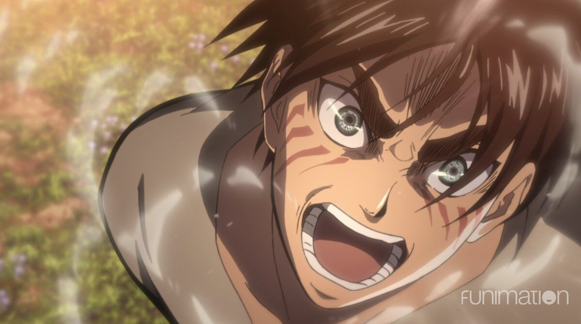 Attack on Titan Eren Yeager screaming