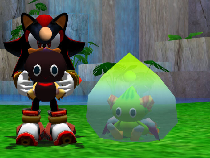 Chao Island with Shadow the Hedgehog