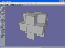 Anim8or - Fenêtre de travail