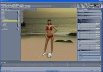 DAZ Studio - Fenêtre de travail