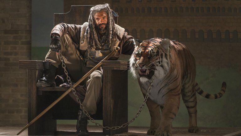 The Walking Dead Ezekiel and Shiva
