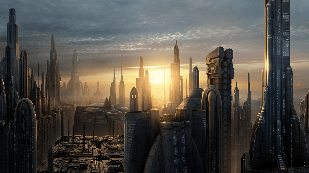 Star Wars planet Coruscant-Galactic-City