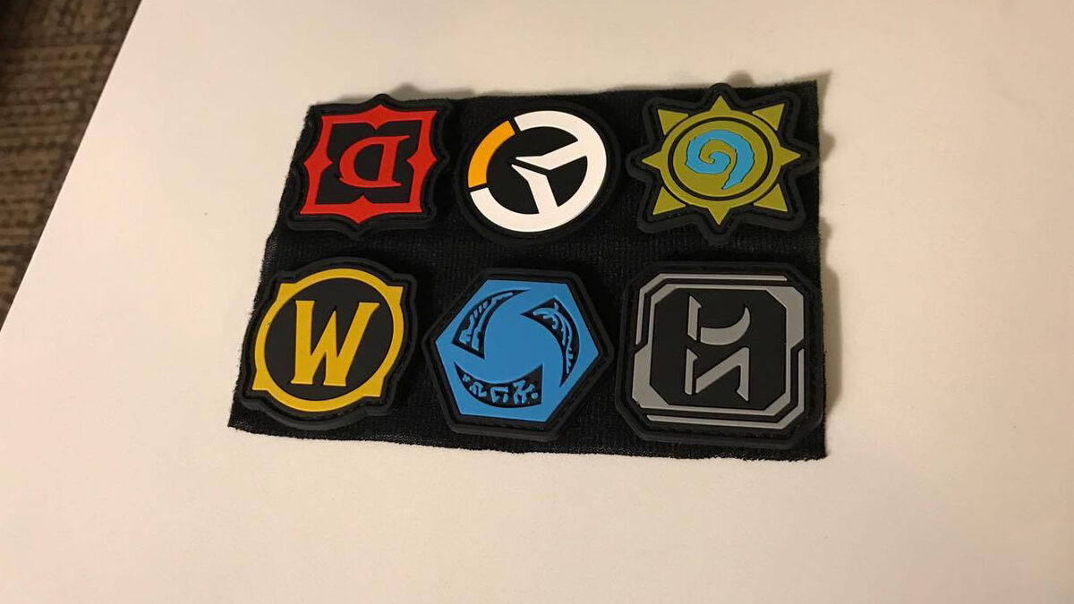 Blizzcon 2017 goodie bag badges