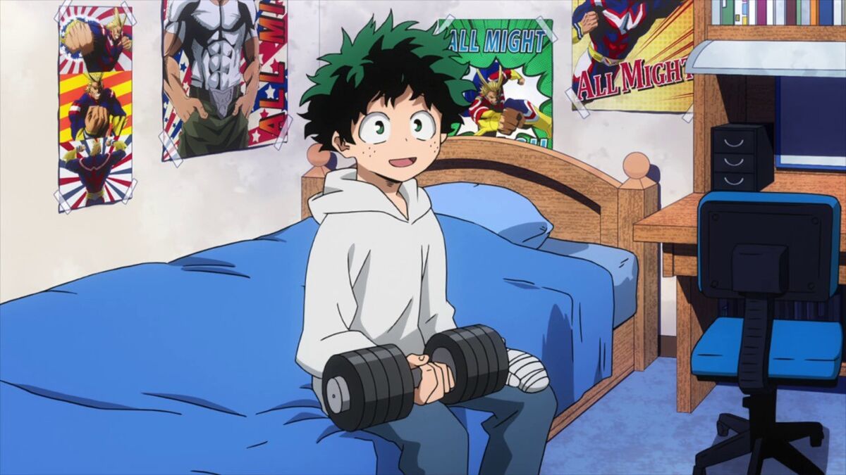 My Hero Acadmia Deku in room