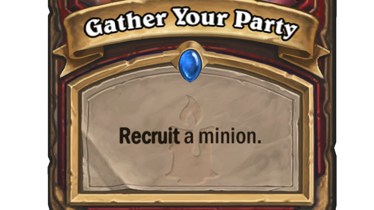 Hearthstone Kobolds Catacombs recruit