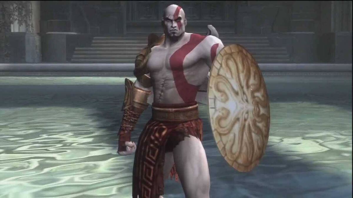 Kratos with Shield