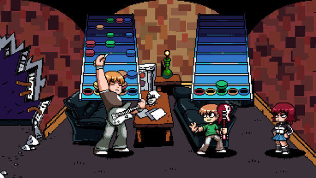 Scott Pilgrim vs The World battle