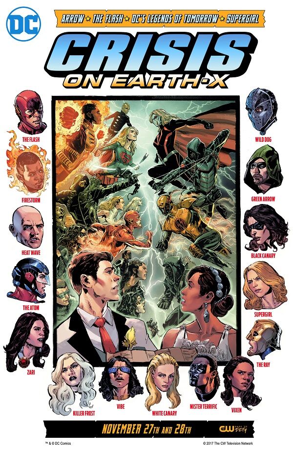 arrowverse crossover crisis on earth x poster cw