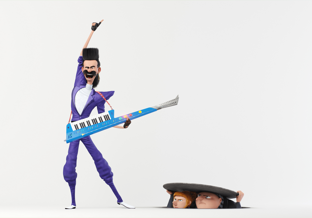 trey parker as balthazar bratt in Despicable Me 3