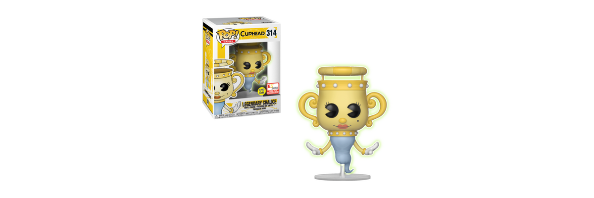 Pop! Games: Cuphead - Glow-in-the-Dark Legendary Chalice