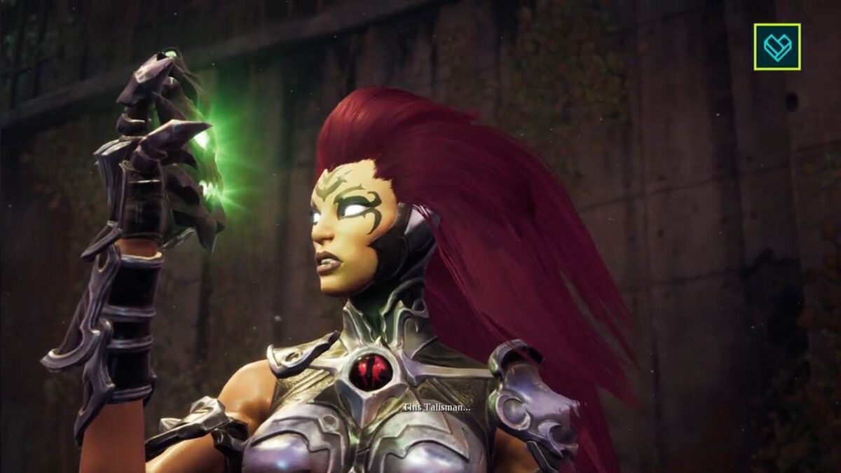 Fury captures Envy in the talisman in Darksiders 3