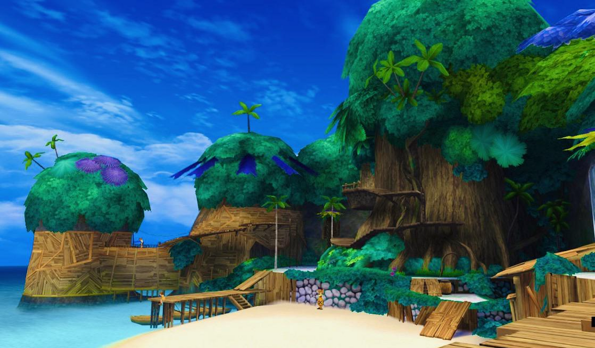 A view of Destiny Islands