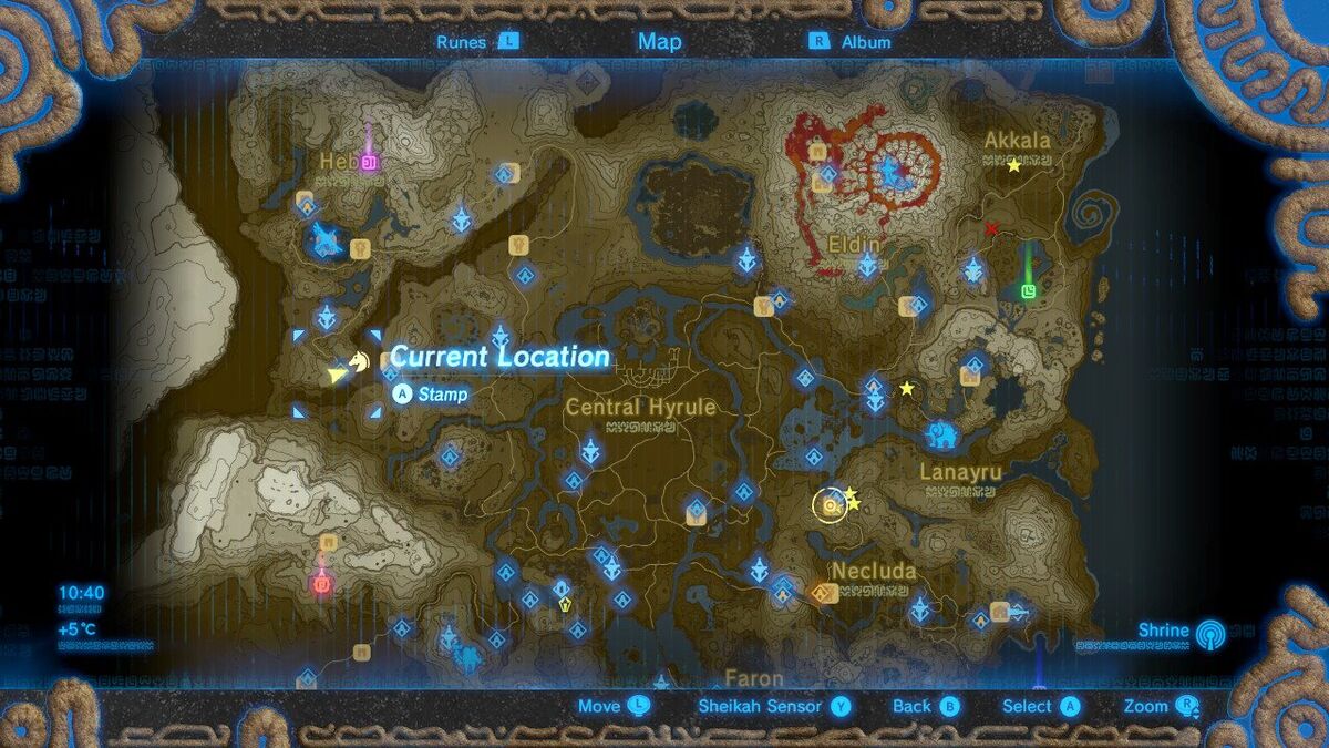 All 13 Memory Locations - The Legend of Zelda: Breath of the Wild 