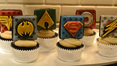 Unite Your Tastebuds With These Delicious 'Justice League' Cupcakes