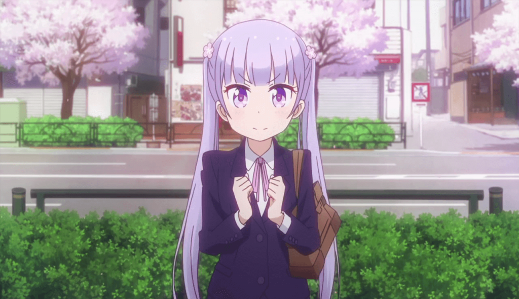 meaning cherry blossoms in anime New Game!