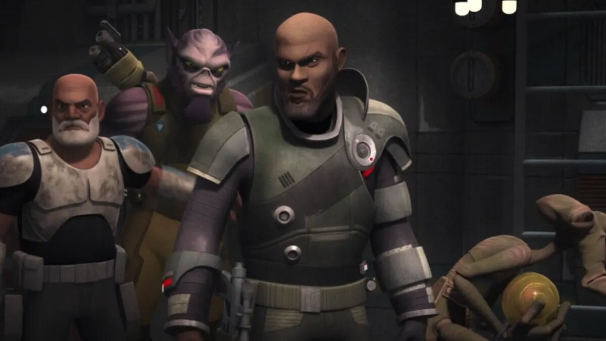 Saw Gerrera as seen in the Rebels series
