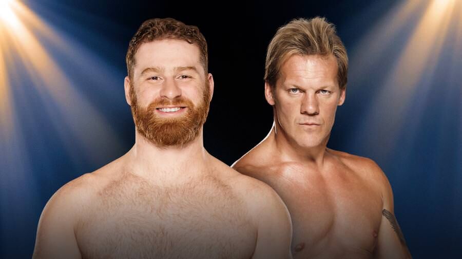 Sami Zayn and Chris Jericho face off at WWE Clash of Champions