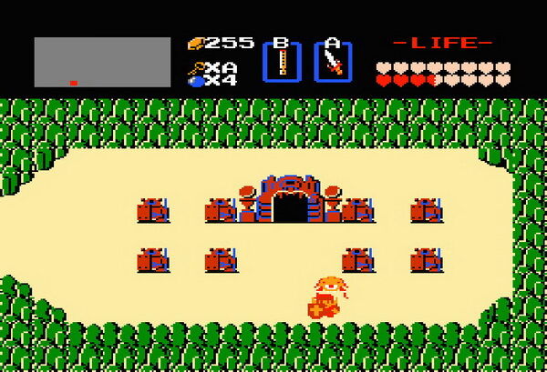 the legend of zelda cave entrance