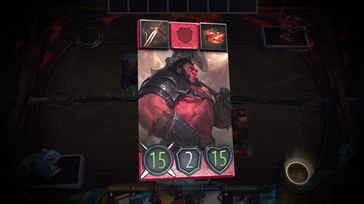 Artifact Axe hero card