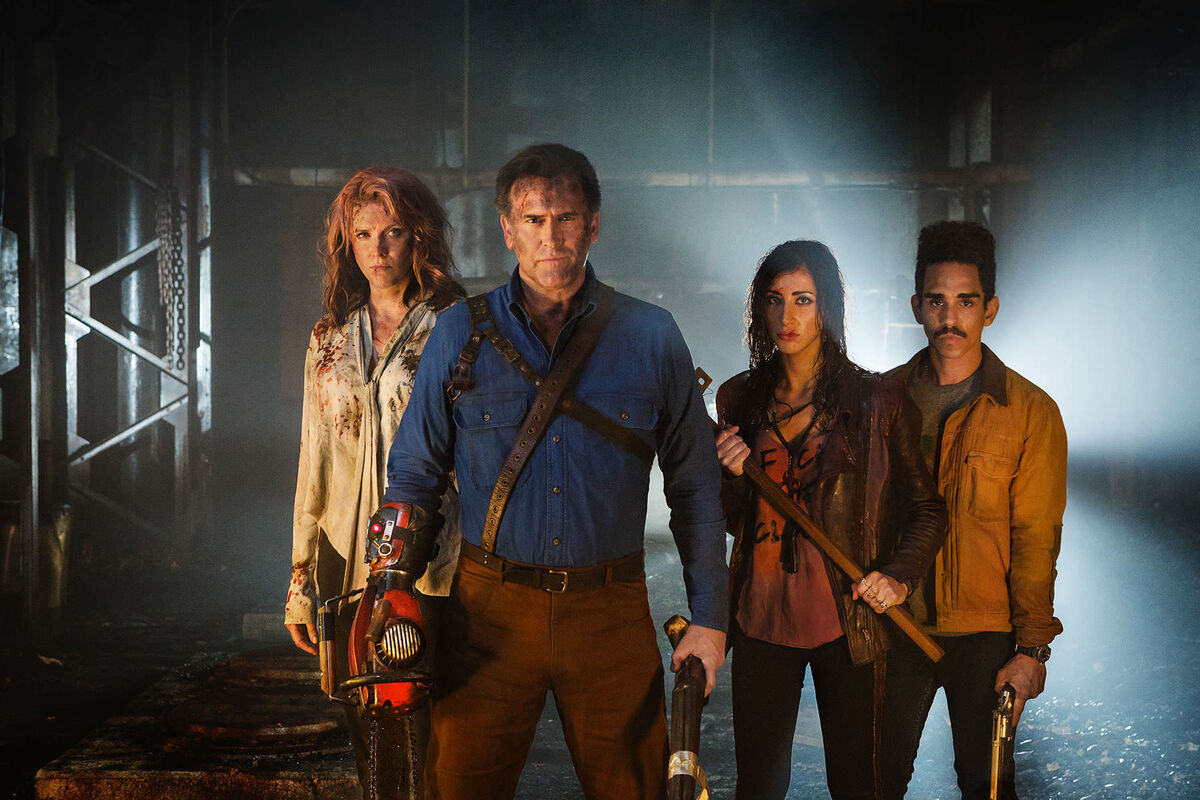 The cast of Ash vs. Evil Dead season 2.